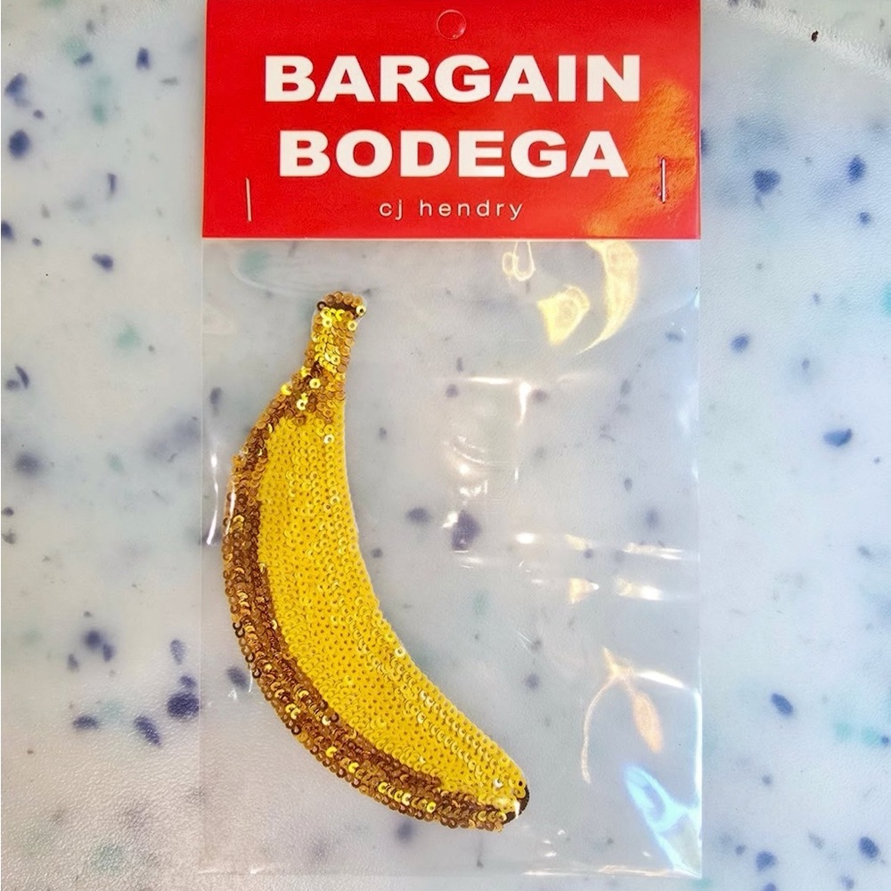 CJ Hendry Sequin Banana Patch - Bargain Bodega